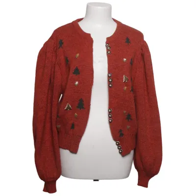 Kofta (Röd, Flerfärgad) från Sabrina Akryl, Alpackaull