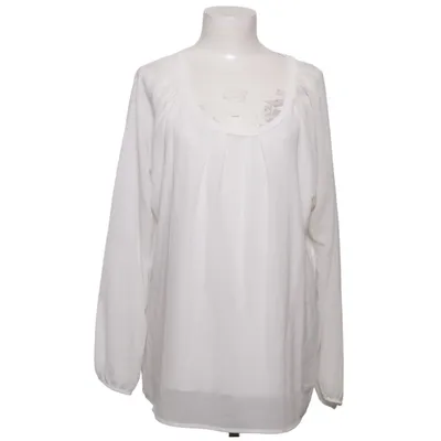 Blouse (White) from My Own Elastane, Polyester, Viscose