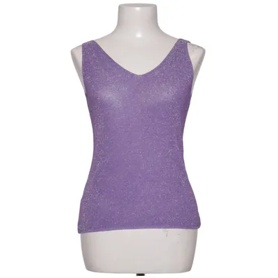 Tank Top (Purple) from Amo&Roma Metallic fiber, Polyamide, Viscose