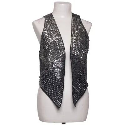 Vest (Vest 014) fra Goosecraft Bomuld, Læder
