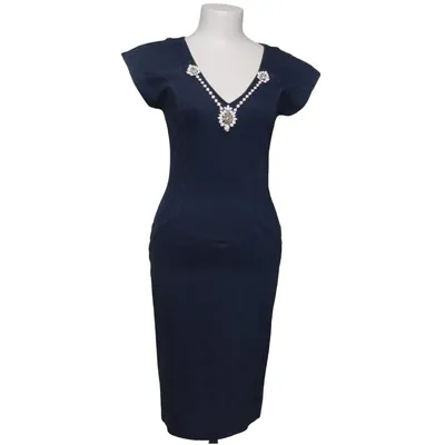 Jurk (Blauw) van Cavalli Class Katoen, Elastaan, Polyamide