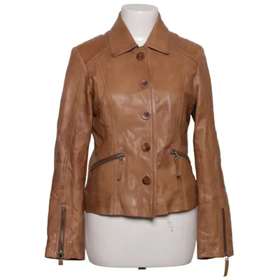 Leren jack (Bruin) van Cruse Leer, Polyester