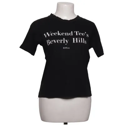 T-shirt (Zwart) van Pretty Body Katoen
