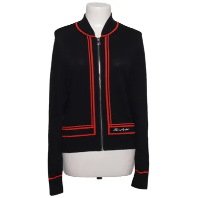 Cardigan (Black, Red) from Karl Lagerfeld Nylon, Viscose