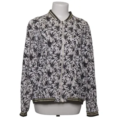 Bomber jacket (White, Black, Multicolored) from One Step Cotton, Elastane