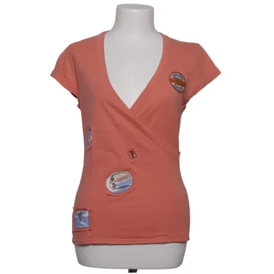 T-shirt (SEASIDE WRAP S/S TOP) från ONLY Bomull