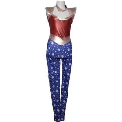 Maskeradkläder (Blå, Röd, Vit, Guldfärgad) från Leg Avenue Elastan, Polyester