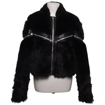 Shearling Jacke (Schwarz) von The Kooples Acryl, Polyester
