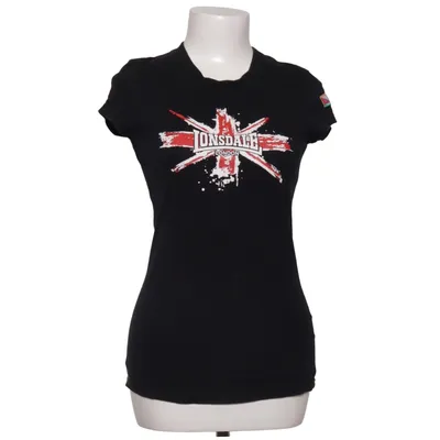 T-shirt (Black) from Lonsdale Cotton, Polyester