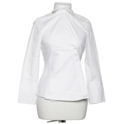 Wickelbluse (Weiß) von Yoors Baumwolle, Elasthan, Polyester