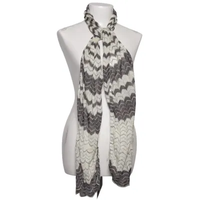Scarf (White, Gray, Blue) from Missoni