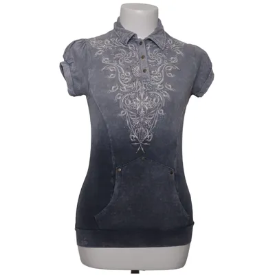 Henley T-shirt (Grå) fra Replay Bomuld, Elastan