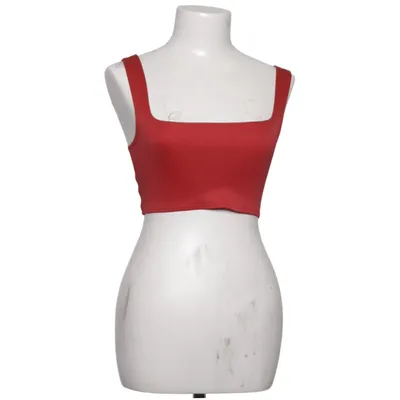 Crop top (Rød) fra Flounce Elastan, Polyester
