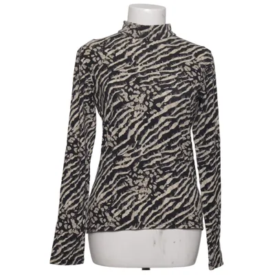 Lange mouwen shirt (Zwart, Beige) van Kaffe Elastaan, Viscose