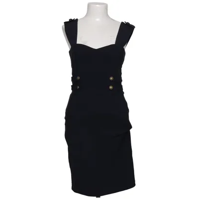 Robe (Noir) de Laura Scott Élasthane, Polyester, Viscose