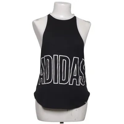 Träningslinne (Svart, Vit) från Adidas Bomull, Polyester