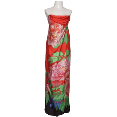 Långklänning (Röd, Rosa, Grön, Flerfärgad) från Zara Polyester