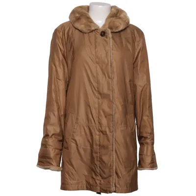Winter coat (Beige) from Delmod Polyamide, Polyester, Viscose