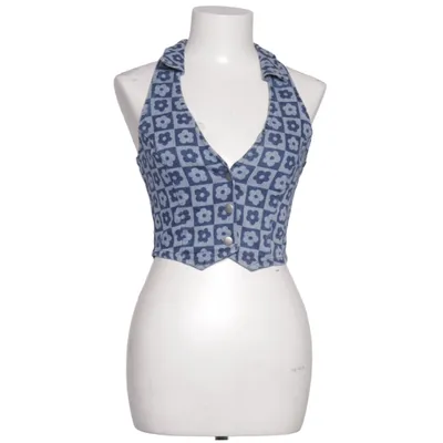 Väst (Blå, Vit) från Divided by H&M Bomull, Elastan, Polyester