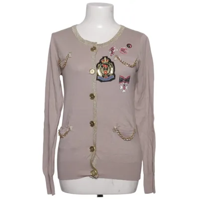 Cardigan (Beige) from Voyelles Cotton, Elastane, Polyamide