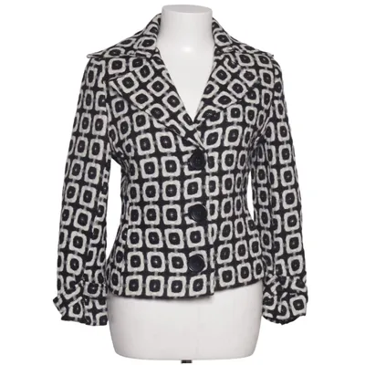 Blazer (Noir, Blanc) de Bandolera Polyester, Laine