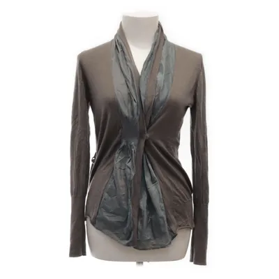 Cardigan (Grå, Grøn) fra Brunello Cucinelli Kashmir, Silke