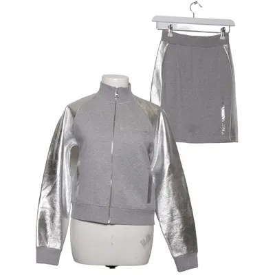 Set (Grå, Silverfärgad) från Karl Lagerfeld Bomull, Metallfiber