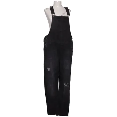Dungarees (Black) from Janina Denim Cotton