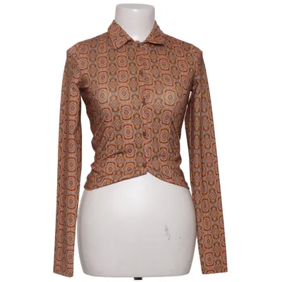 Blouse (Orange, Brown, Multicolored) from Pull & Bear