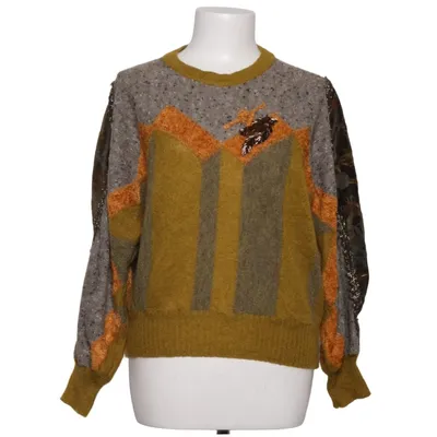 Pull-over (Vert, Marron, Multicolore) de Valentina Acrylique, Mohair, Polyamide