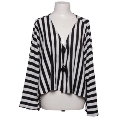Cardigan (Noir, Blanc) de Papillon Polyester, Viscose