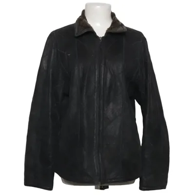 Leren jack (Grijs) van Antigel Leer, Polyamide