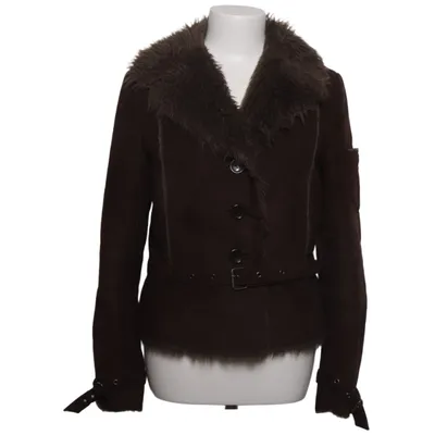 Shearlingjakke (Brun) fra Zara Basic Akryl, Polyester, Polyurethan