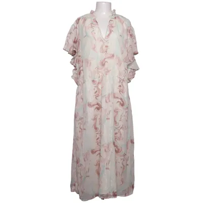 Robe longue (Blanc, Multicolore) de Kiabi