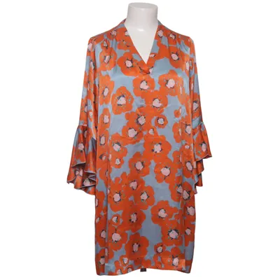 Dress (Orange, Blue, Multicolored) from Caliban Silk