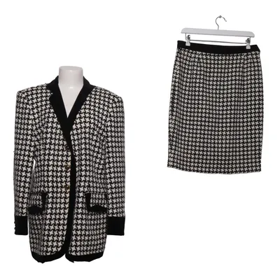 Tailleur jupe (Noir, Blanc) de Escada by Margaretha Ley Nylon, Viscose, Laine