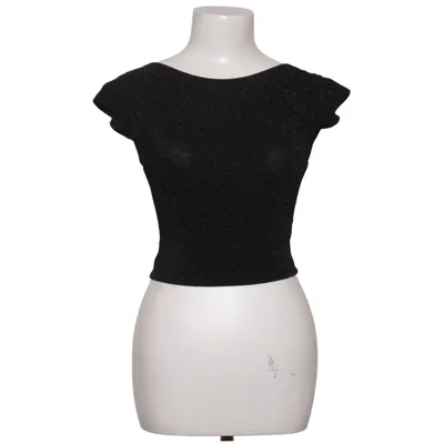 Top (Black) from Subdued Elastane, Metallic fiber, Polyamide