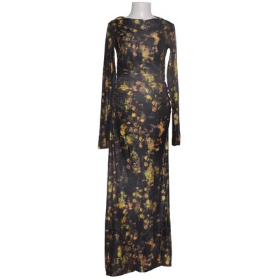Jurk (Zwart, Geel, Meerkleurig) van H&M Studio Elastaan, Polyamide