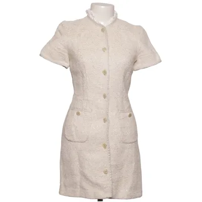 Kjole (Beige) fra Sandro Akryl, Bomuld, Metallfiber, Polyamid, Polyester