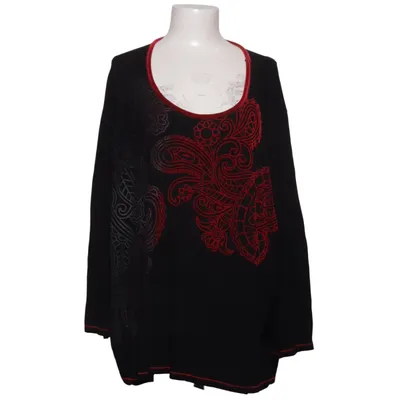 Pullover (Zwart, Rood) van Aprico Elastaan, Viscose