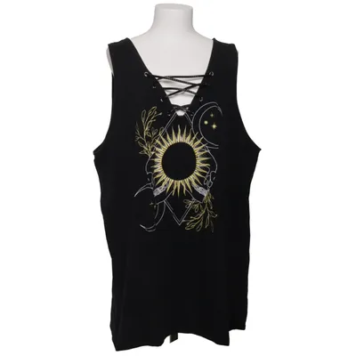 Tanktop (Zwart) van Torrid Katoen, Elastaan