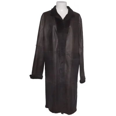Shearling jas (Bruin) van Bonnie