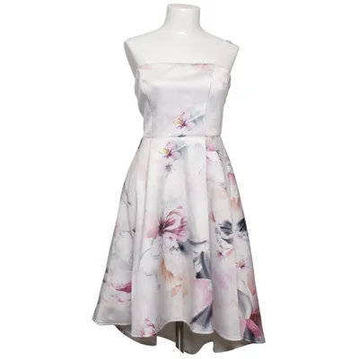 Cocktailklänning (Vit, Flerfärgad) från Lipsy London Elastan, Polyester
