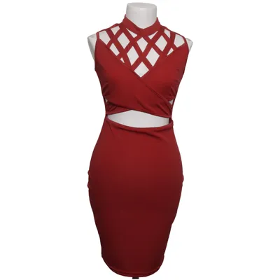 Jurk (Rood) van CBR Katoen, Polyester