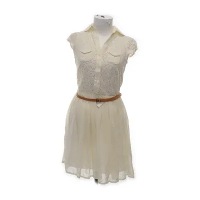 Klänning (Vit) från Clockhouse by C&A Bomull, Nylon, Polyester