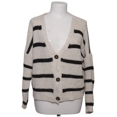 Cardigan (Beige, Black) from Zauberstern Acrylic, Wool