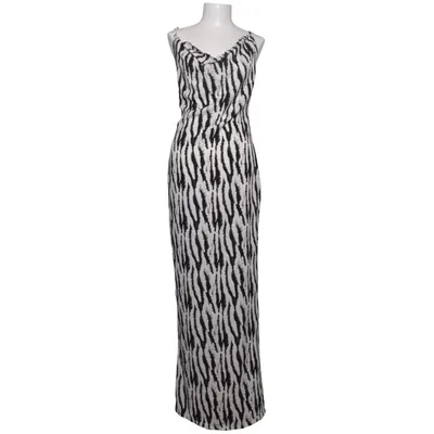 Maxi dress (Black, White) from PrettyLittleThing Polyester