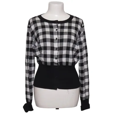 Cardigan (Zwart, Wit) van Rodier Acryl, Kasjmier, Katoen, Modal, Polyamide, Polyester, Zijde, Viscose, Wol