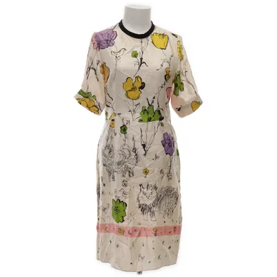 Klänning (Vit, Flerfärgad) från Marni