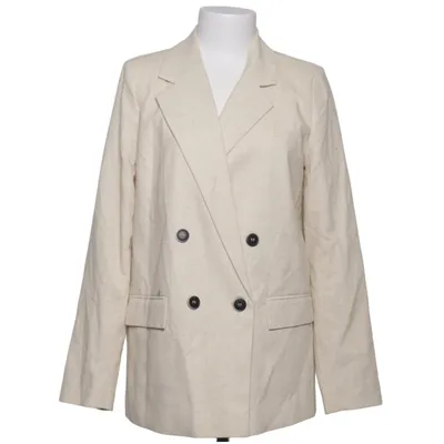 Blazer (Beige) fra Saint Tropez Bomuld, Linned, Polyester, Viscose
